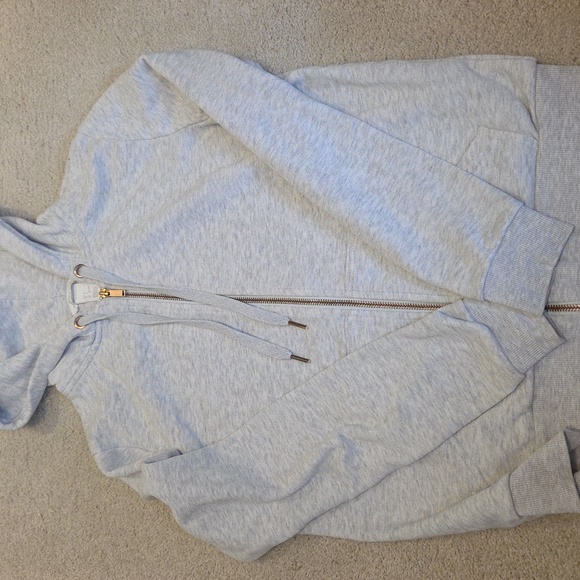 H&M Light Gray and Soft Pink Hooded Zipup Sweaters - Picture 5 of 11